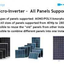 Micro-Inverter –  All Panels Supported